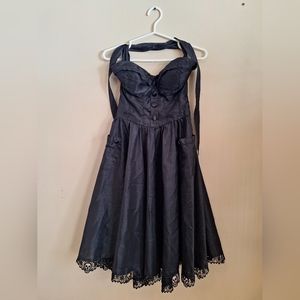 Hell Bunny Limited Edition Black Dress - Size Medium